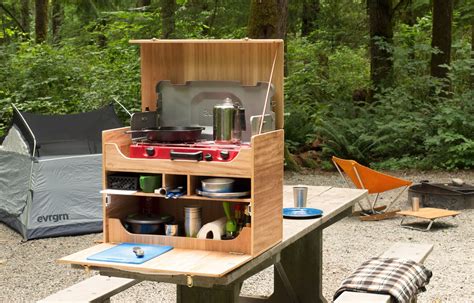 make your own camp kitchen box